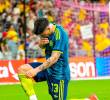 Daniel Arcila y su festejo tras anotar con Colombia. FOTO FCF