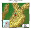 Este fue el epicentro del sismo, según el Servicio Geológico Colombiano. FOTO @SGCOL