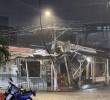 Así quedó uno de los negocios de la zona afectados por el temporal. FOTO: Cortesía Turbo TV