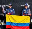 Jerónimo Berrio y Pedro Juan Moreno cambiaron la Fórmula 4 por el Ligier European Series. Debutaron este sábado en el nuevo formato. FOTO Cortesía