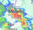 Tormenta eléctrica en Medellín. Foto: DAGRD - Medellín