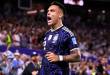 Lautaro Martínez, de penal, marcó el segundo tanto de la victoria de Argentina 3-1 ante Jordania en el cierre de la fase de grupos en el Mundial de Norteamérica. FOTO @FIFA
