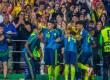 La Selección Colombia celebra el triunfo ante Uzbekistán en el debut del Mundial de Norteamérica con goles de Daniel Muñoz, Luis Díaz y Jaminton Campaz. FOTO JUAN ANTONIO SÁNCHEZ