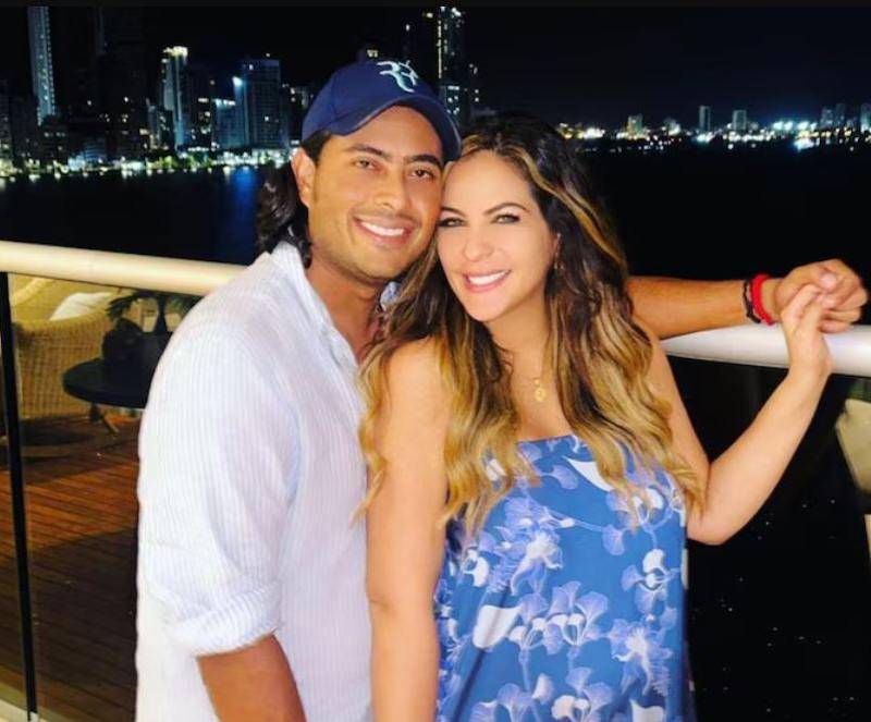 Laura Ojeda y su espooso Nicolás Petro. Foto: Instagram