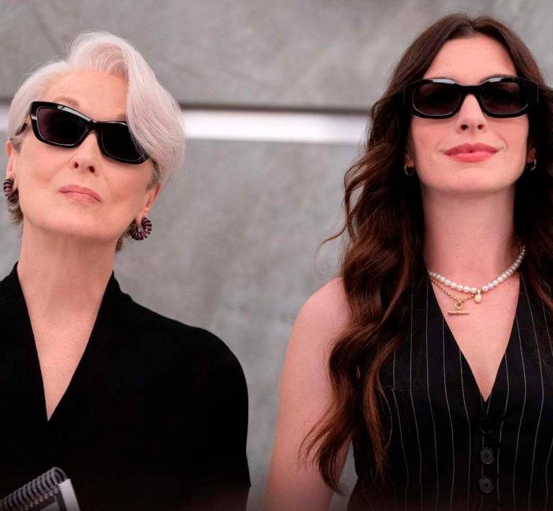 Streep y Hathaway interpretan a Miranda Priestley y Andy Sacks. FOTO: 20th Century Studios.