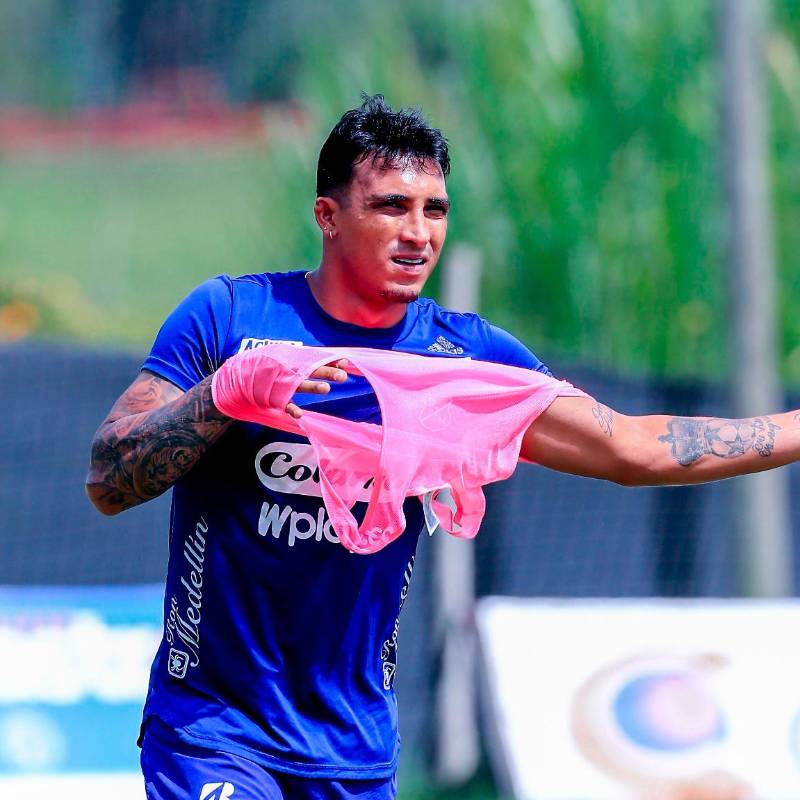 El futbolista antioqueño David Loaiza, de 32 años, jugó con el Medellín entre 2021 y septiembre del 2023, cuando fue suspendido por Conmebol. Foto: Juan Antonio Sánchez