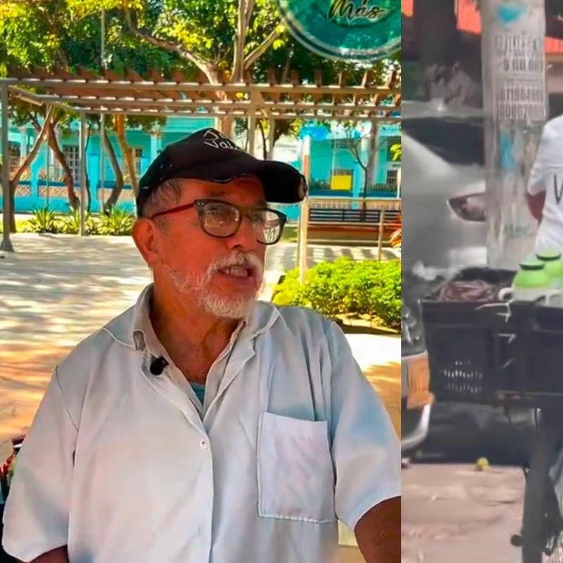 Miguel Velosa es la persona detrás de John Valdez. FOTO pantallazo tomado de TikTok (@primero.barranqui). 