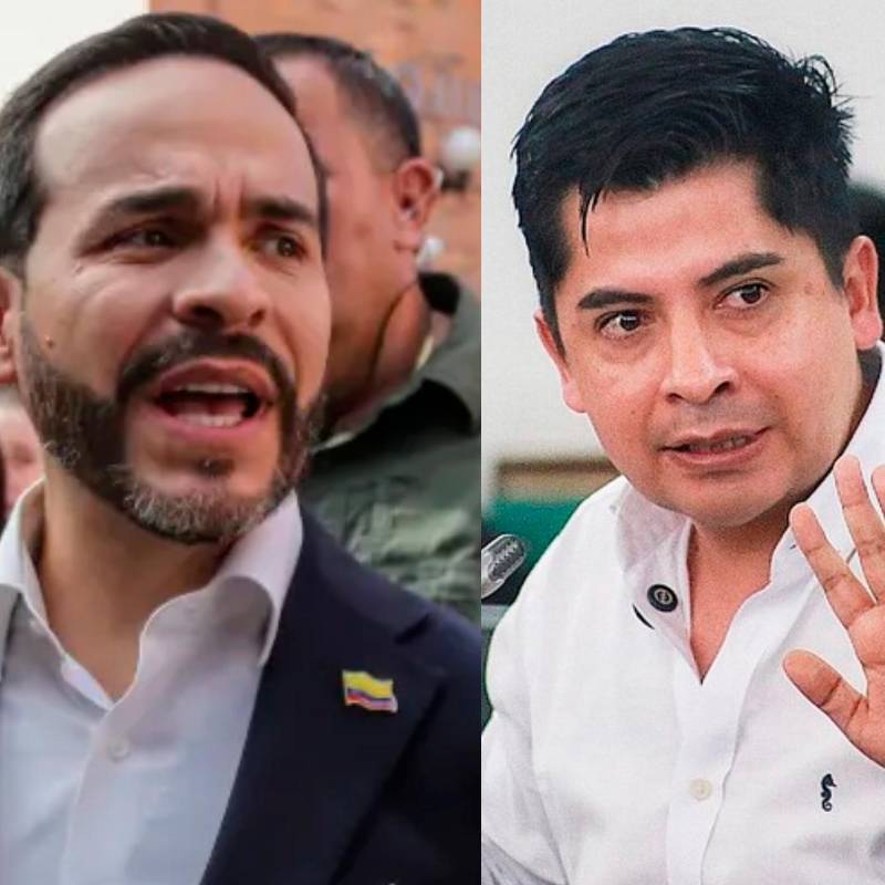 El candidato presidencial Abelardo de la Espriella negó que exista un plan de privatizaciones en su campaña, luego de los cuestionamientos realizados por el senador Ariel Ávila sobre un supuesto documento que propone reducir el tamaño del Estado. FOTO COLPRENSA
