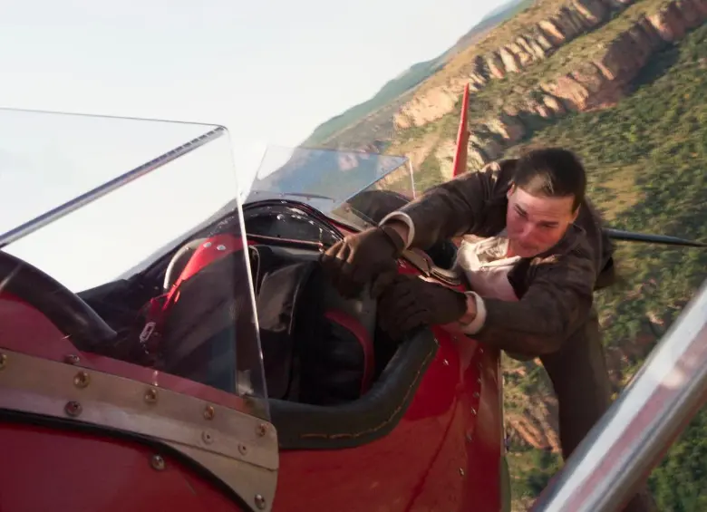 Esta es la escena que hizo Tom Cruise para esta nueva Misión Imposible, sin ayuda de dobles de riesgo. FOTO Cortesía Paramount Pictures