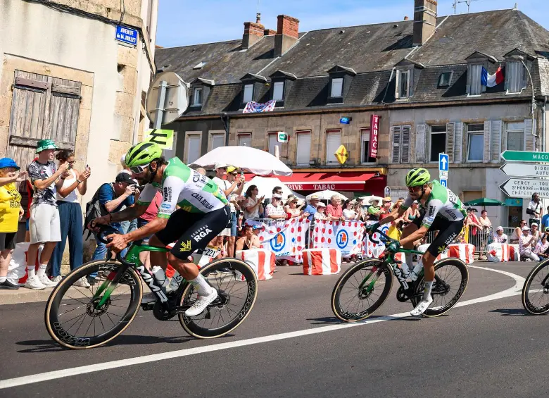 Gaviria se mostraba bastante competitivo en el Tour-2026, en el que sumaba ya 5 top-20. FOTO X-CAJA RURAL