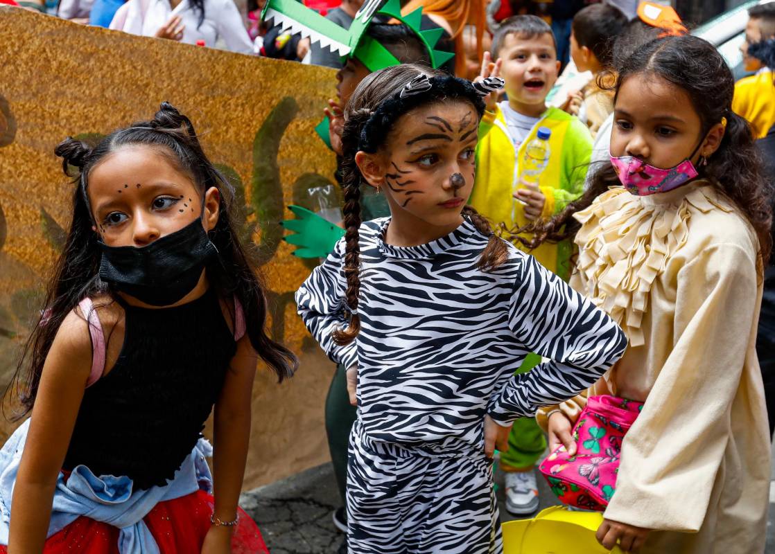 Con este desfile se busca revivir la celebración de este importante día. Foto: Manuel Saldarriaga Quintero.