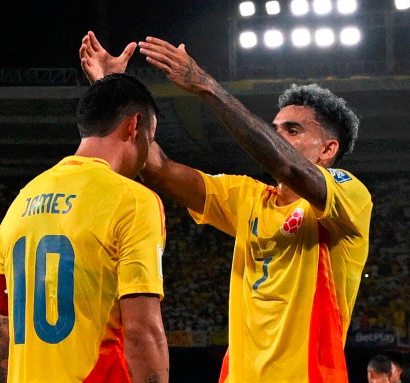 La Selección Colombia venció a Bolivia y aseguró la clasificación al Mundial de 2026. FOTO AFP