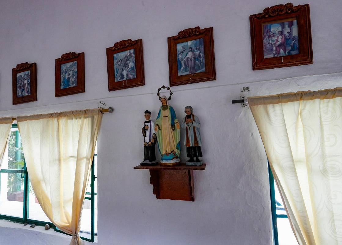 A pesar de que están prohibida las procesiones por la pandemia, la Semana Santa será vivida con fervor en Santa fe de Antioquía, son 450 años de tradición que todavía está viva. Foto: Manuel Saldarriaga Quintero.