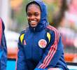 A Linda Caicedo se le vio contenta y en buen estado físico en la práctica de este lunes. Salió en camilla en el anterior partido de Colombia ante Uruguay por un dolor en la pantorrilla. FOTO X-SELECCIÓN COLOMBIA