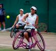 La colombiana Angélica Bernal disputará la final de Wimbledon en silla de ruedas, algo histórico para el país. FOTO CORTESÍA