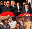 En las imágenes se muestra el contraste del sepelio de Jota y las grabaciones de Luis Díaz con los influencers. FOTOS TOMADAS DE X