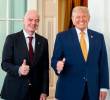 Gianni Infantino y Donald Trump entregarán el trofeo de la Copa del Mundo de la FIFA. FOTO: <b>Instagram gianni_infantino</b>