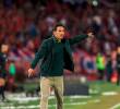 El técnico Diego Arias durante el clásico frente al Medellín. FOTO CAMILO SUÁREZ