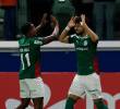 Jhon Arias y José Manuel López, dupla de ataque de Palmeiras. FOTO: <b>X PALMEIRAS</b>