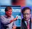 El presidente Gustavo Petro (der.) y el presidente de la Andi, Bruce Mac Master (izq.), protagonizaron un nuevo cruce de declaraciones por el cierre de Propal, a pocos días del fin del actual Gobierno. FOTO archivo