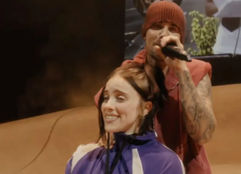 Justin Bieber sorprendió en Coachella con invitados como Billie Eilish y SZA, en un show marcado por la nostalgia y momentos virales. FOTO: Captura de video/Coachella. 
