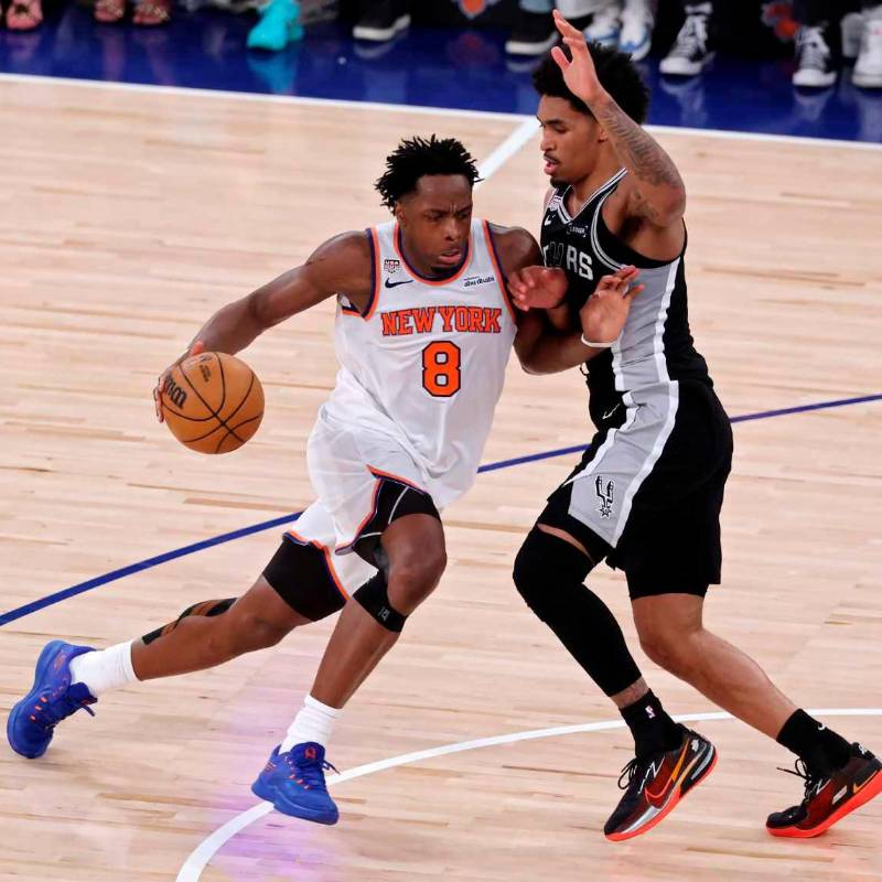 Los New York Knicks está a una victoria de coronarse campeones en la NBA, este sábado duelo ante Spurs a las 7:30 de la noche, hora de Colombia. FOTO GETTY 