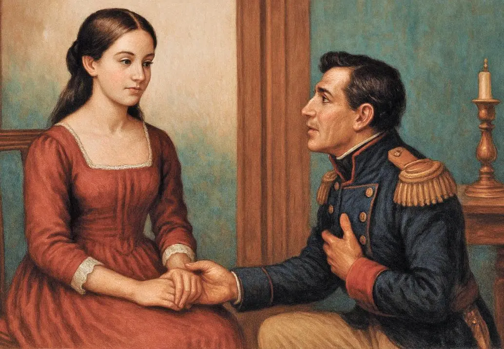 La historia de amor entre Rosalía Saldarriaga y Gregorio María Urreta habría sido fundamental para que Medellín ganara el pulso por ser la capital de Antioquia.<span class="mln_uppercase_mln"> </span><b><span class="mln_uppercase_mln">imagen recreada con ia</span></b>
