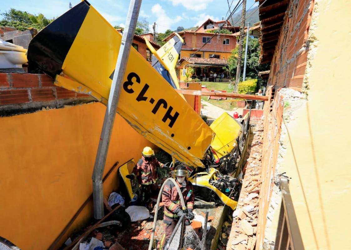 Había despegado desde el Olaya Herrera de Medellín con matrícula HJ-131. Foto: Jaime Pérez