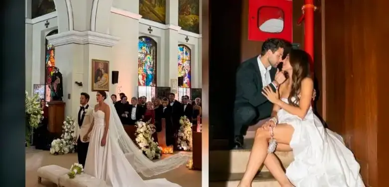 Video | Así fue la boda de Daniela Ospina y Gabriel Coronel en Medellín