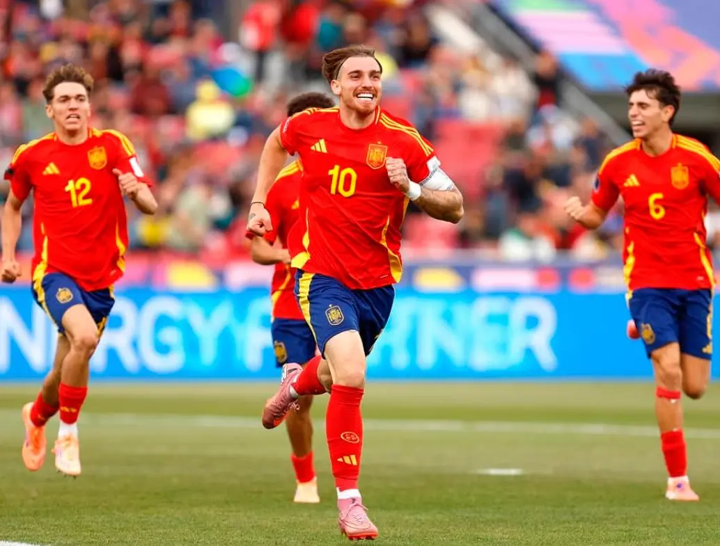 Iker Bravo es la principal figura de la Selección España sub-20. Foto: Tomada de redes @sefutbol