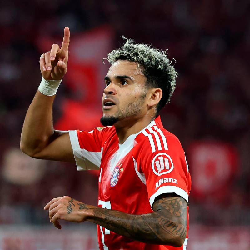 Luis Díaz tiene contrato con el Bayern Múnich hasta mediados de 2029. FOTO: GETTY