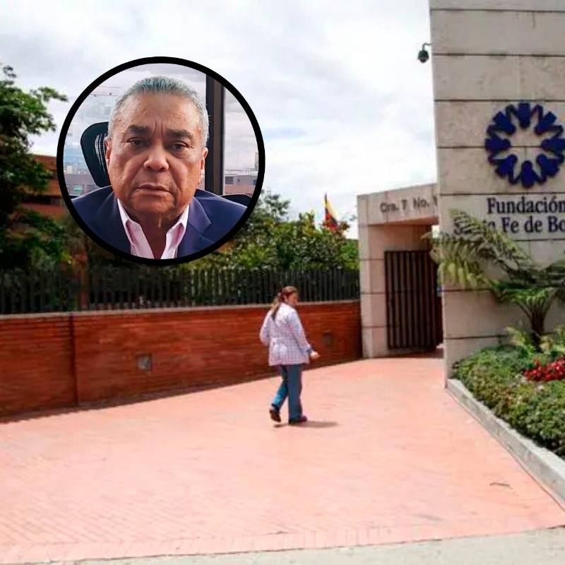 El vicepresidente del Fomag, Aldo Cadena, habló sobre la suspensión de servicios en la Fundación Santa Fe. FOTO COLPRENSA