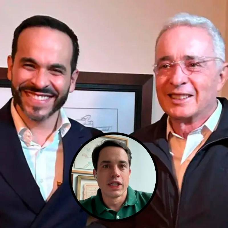 El presidente electo, Abelardo de la Espriella, y el expresidente Álvaro Uribe durante la campaña presidencial de 2026. FOTO ARCHIVO