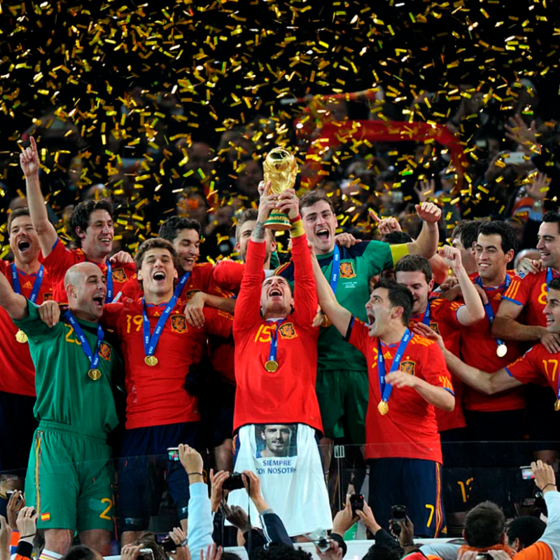 España levantó hace 16 años su primera y, hasta ahora, única Copa del Mundo. FOTO GETTY