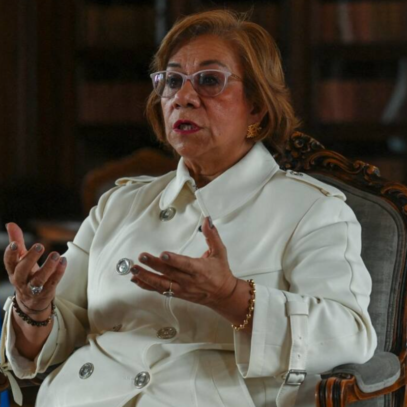Canciller Rosa Villavicencio. Foto: AFP