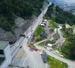 Actualmente, está en construcción la segunda boca del Túnel de Oriente, que busca duplicar la capacidad vial para responder al flujo vehicular. <b>FOTO</b> El Colombiano.