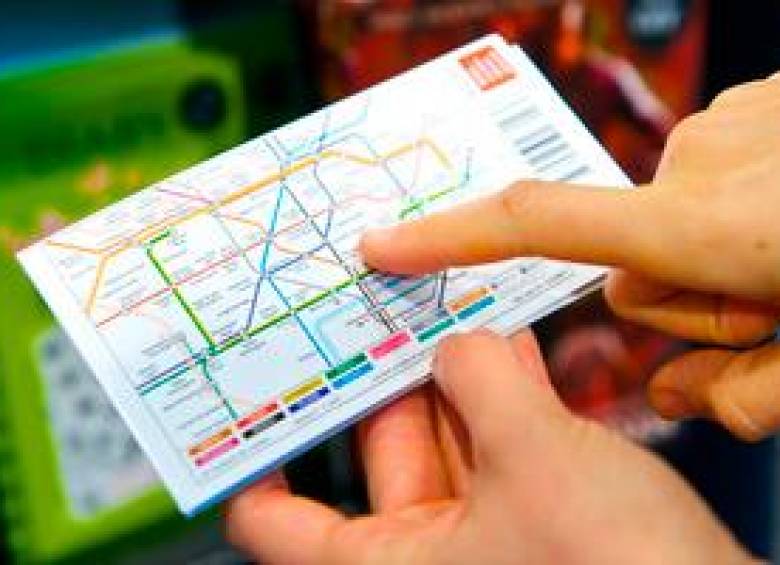 Una imagen del mapa del metro de Londres. FOTO Cortesía tfl.gov.uk