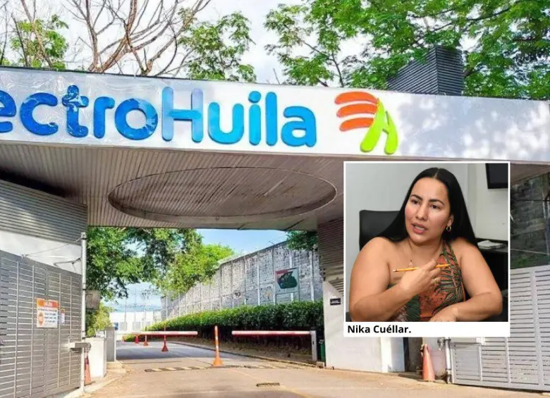 ElectroHuila reformó sus estatutos para permitir la reelección de la gerente Nika Cuéllar, hija del financiador petrista Armando Cuéllar, pese al rechazo del gobernador Villalba. FOTO: La Nación.