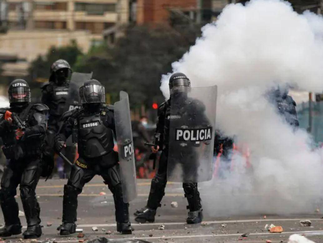 Escuadrón del Esmad. Foto: Colprensa