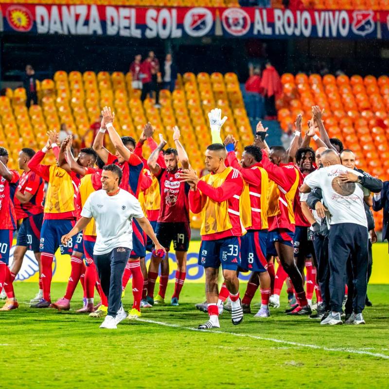 El Deportivo Independiente Medellín tiene 24 puntos en juego para poder pelear un puesto en los ocho clasificados del torneo. Actualmente ocupa la casilla 15 con 13 puntos. FOTO: JUAN ANTONIO SÁNCHEZ