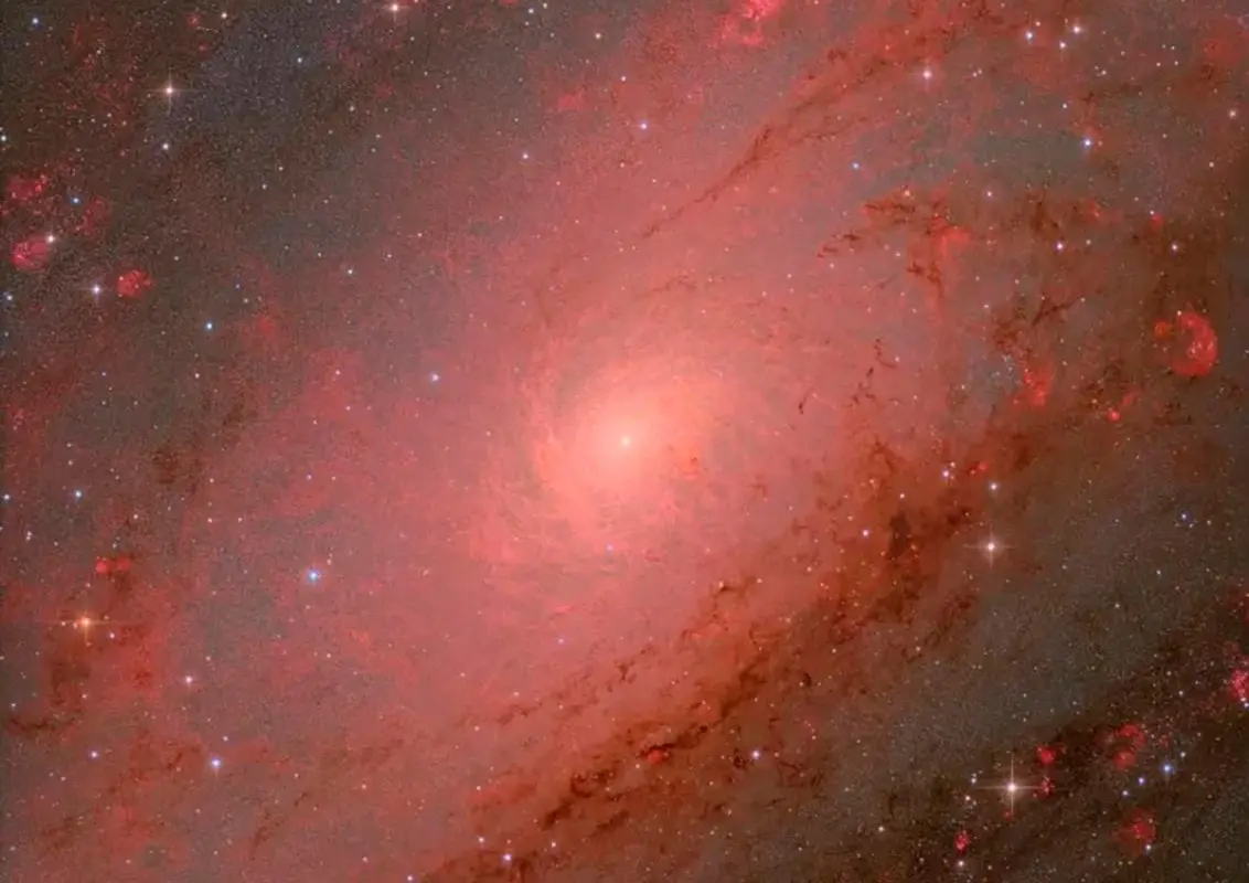 Esta fotografía titulada: El núcleo de Andrómeda realizada por los fotógrafos, Weitang Liang, Qi Yang, Chuhong Yu, fue la ganadora en la categoría Galaxias y también fue la ganador general. Foto: Weitang Liang, Qi Yang, Chuhong Yu