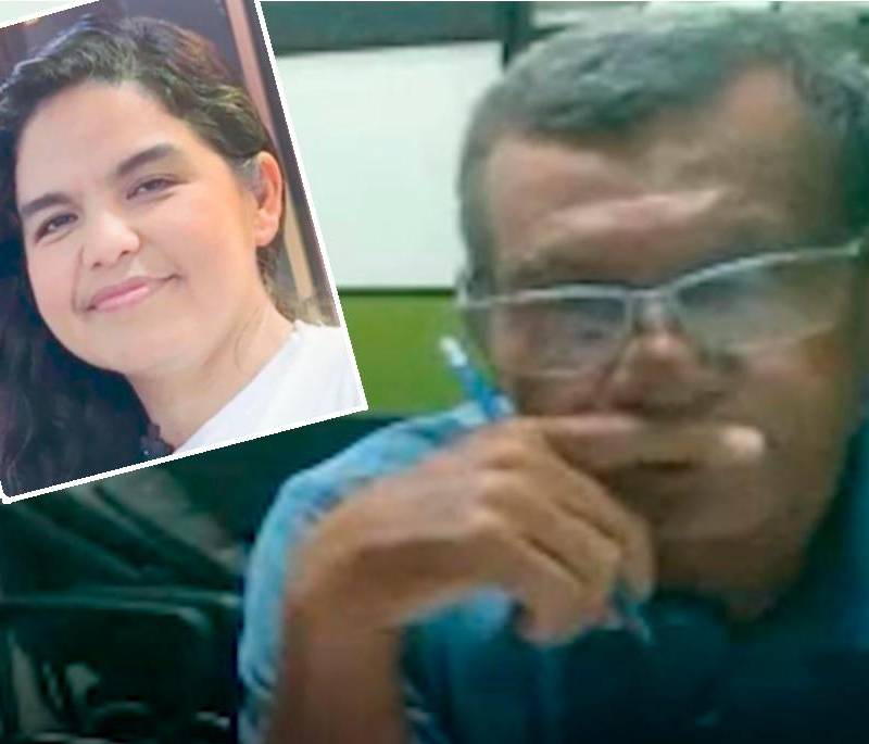 El imputado Jairo Winston Mendoza Soto y la excandidata al Senado, Ana Cristina Muñoz. IMAGEN TOMADA DE VIDEO Y CORTESÍA.
