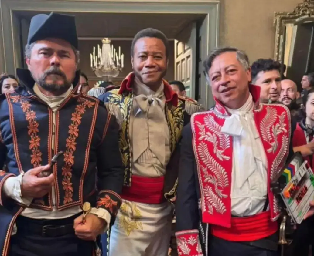 El actor Cuba Gooding Jr. participa en la película sobre el almirante José Prudencio Padilla, proyecto que ha generado debate por el uso de recursos públicos. FOTO tomada de redes sociales
