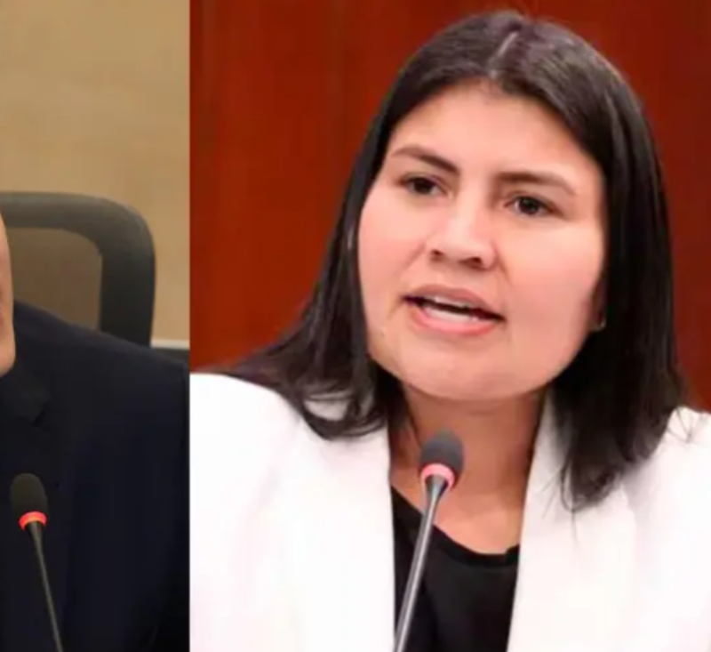 Wadith Manzur y Karen Manrique, congresistas presos por caso UNGRD. Fotos: Colprensa