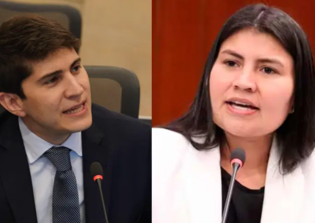 Wadith Manzur y Karen Manrique, congresistas presos por caso UNGRD. Fotos: Colprensa