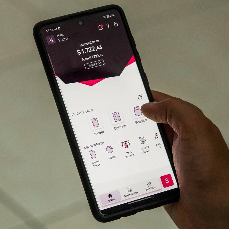 Nequi presenta fallas en su servicio este 15 de diciembre. FOTO EL COLOMBIANO. 