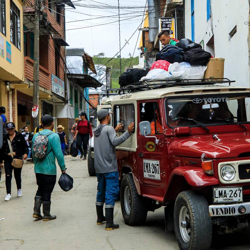 El departamento de Antioquia fue uno de los más golpeados por fenómenos de desplazamiento y confinamiento. FOTO: ANDRÉS CAMILO SUÁREZ ECHEVERRY.