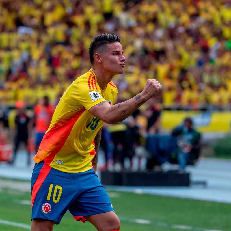 James Rodríguez comanda el listado de convocados por Néstor Lorenzo para los amistosos ante Croacia y Francia. FOTO JUAN ANTONIO SÁNCHEZ 