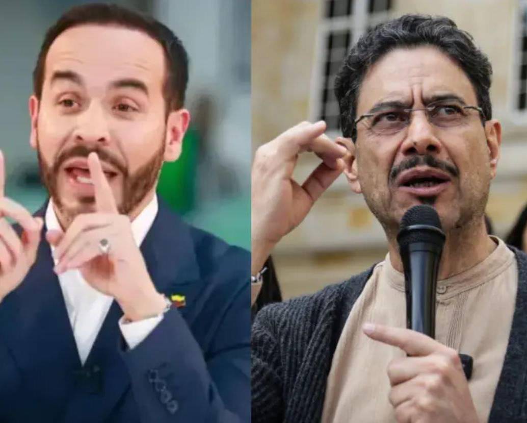 Abelardo De la Espriella e Iván Cepeda. Fotos: Colombiano y Colprensa