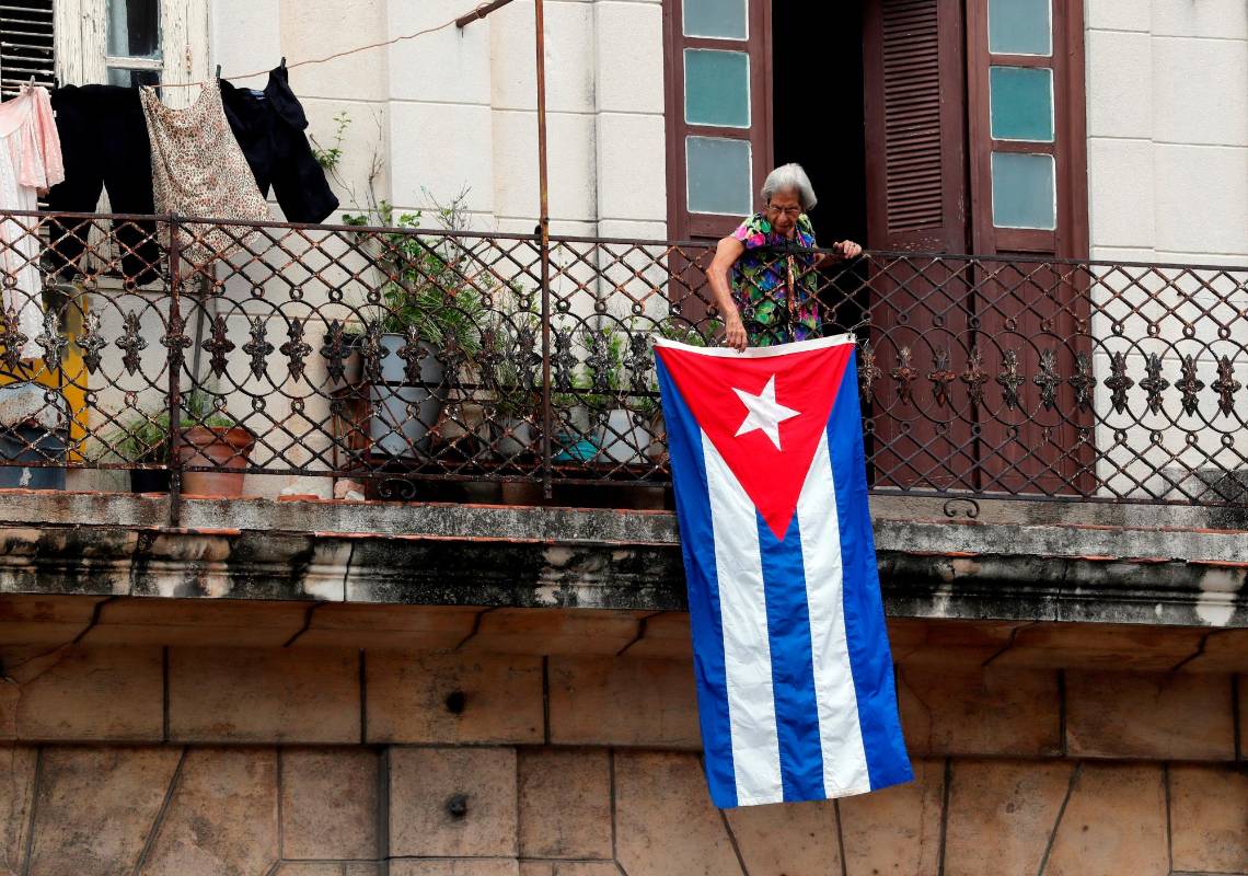 Los ciudadanos cubanos se movilizaron en la capital y en varios territorios del país. Foto EFE